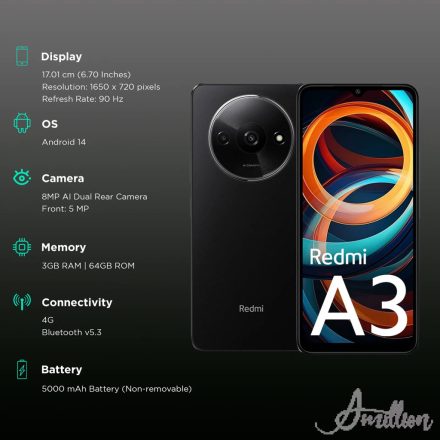 Xiaomi Redmi A3 4GB/128GB,black